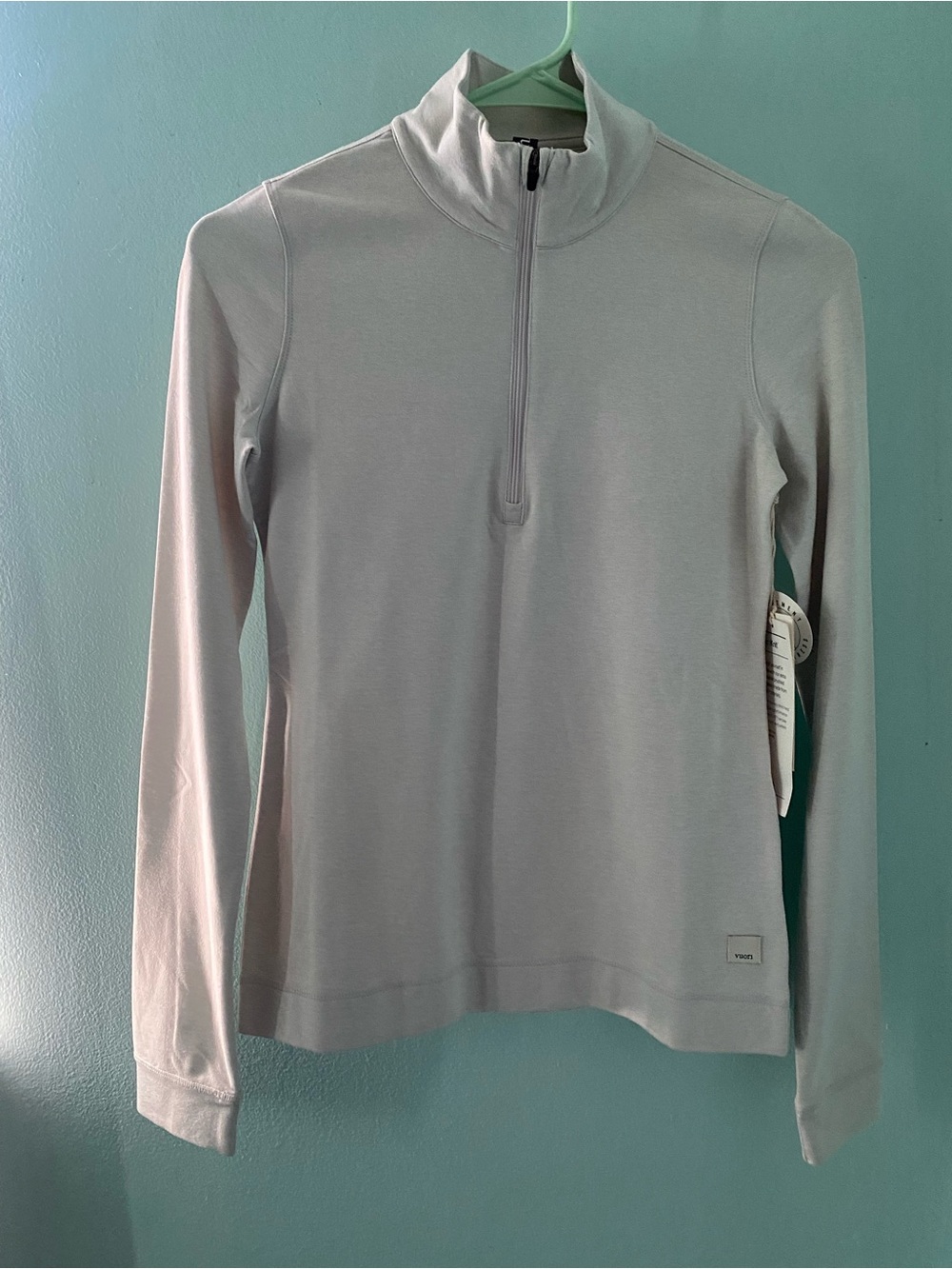 Halo Essential Quarter-Zip Salt Heather Pullover